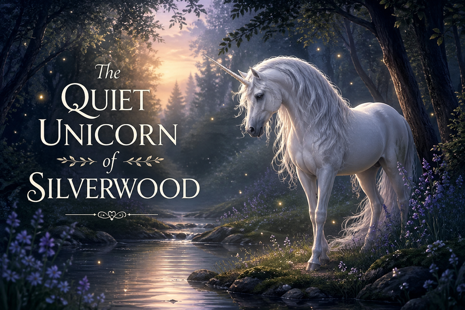 The Quiet Unicorn of Silverwood Story Unicorn Stories For Kids