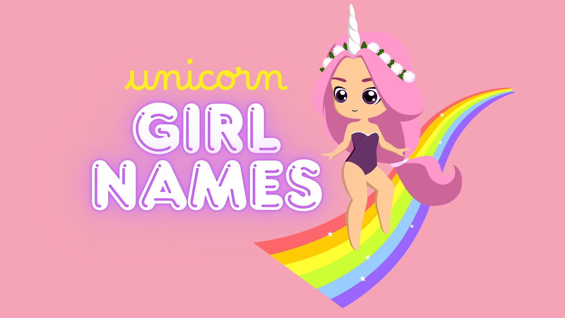 Discover girl unicorn names including cute, magical, and unique ideas. Find perfect female unicorn names for kids, stories, and creative projects.